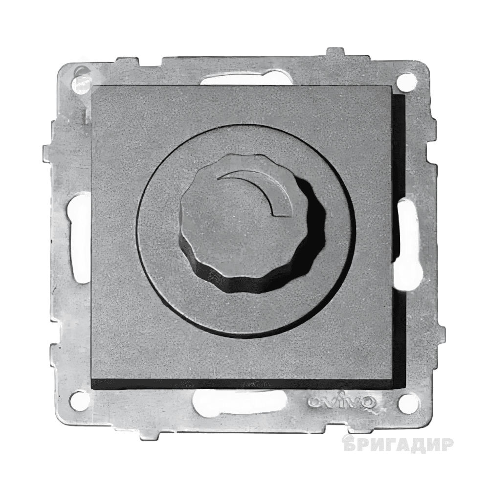 Механізм Діммера 800 Вт. Grano чорн. металік