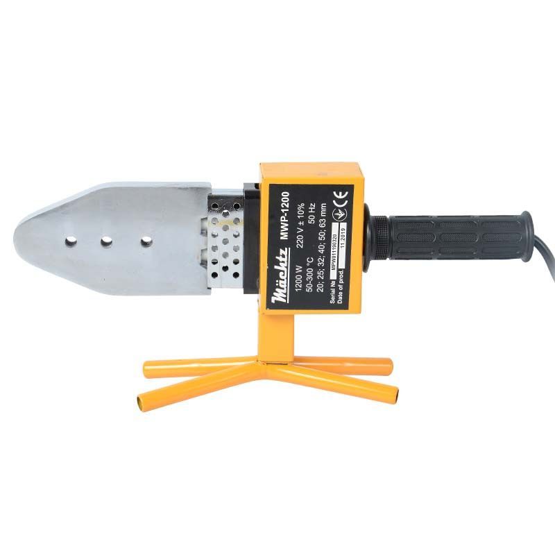 Процес паяння труб паяльником Mächtz MWP-1200