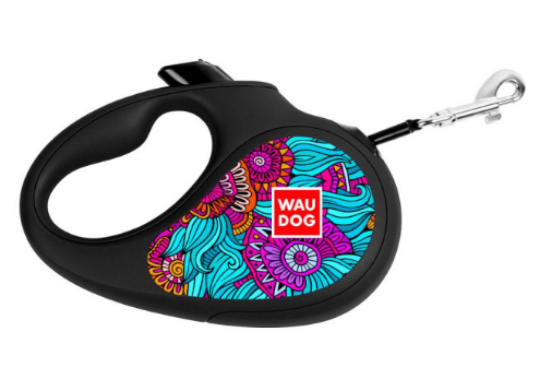 Повідець-рулетка WAUDOG Printed з малюнком 'Літо'