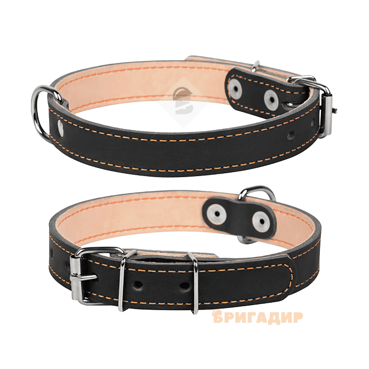 Нашийник подвійний чорний