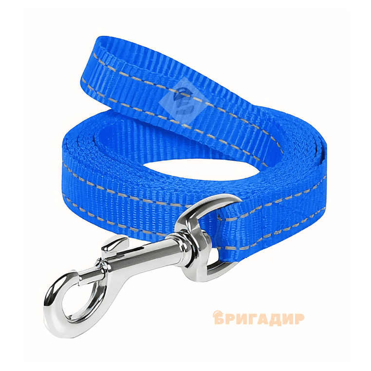 Повідець нейлон подвійний Dog Extreme синій