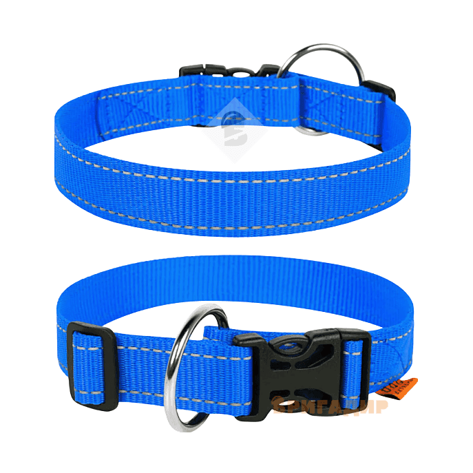 Нашийник регульований нейлоновий синій Dog Extreme
