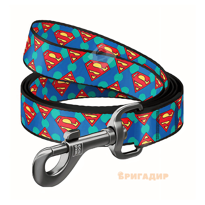 Повідець WAUDOG Nylon Супермен лого