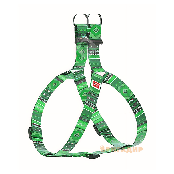 Шлея WAUDOG Nylon Етно зелений