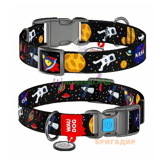 Нашийник WAUDOG Nylon NASA