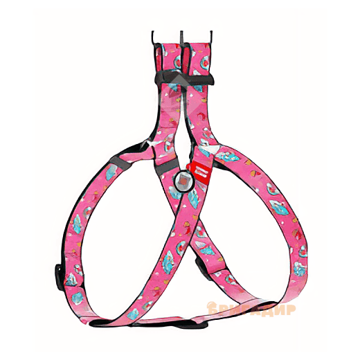 Шлея WAUDOG Nylon з малюнком Єдинороги