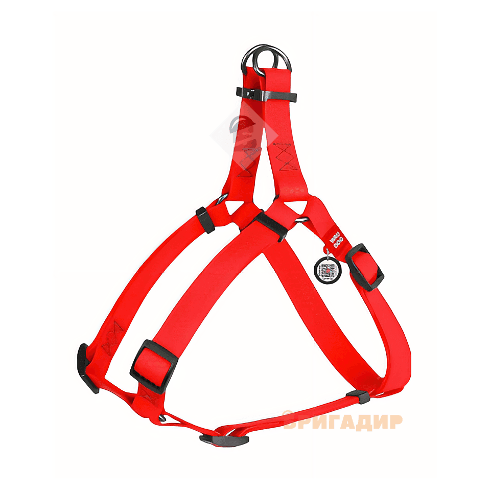 Шлея WAUDOG Waterproof червона