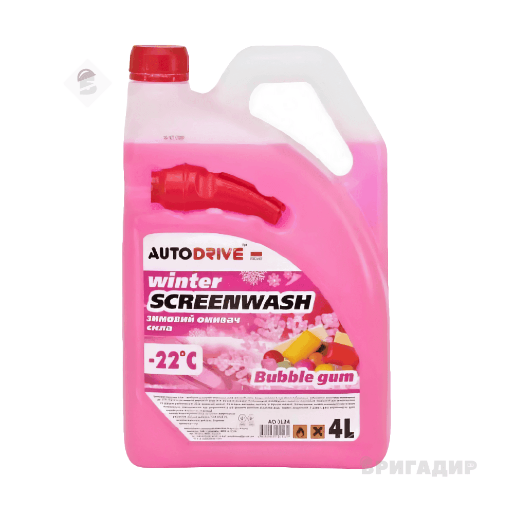 Зимовий омивач скла Auto Drive Winter Screenwash Bubble Gum