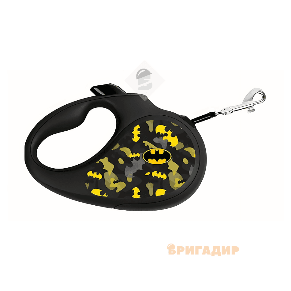 Повідець-рулетка WAUDOG Бетмен жовтий