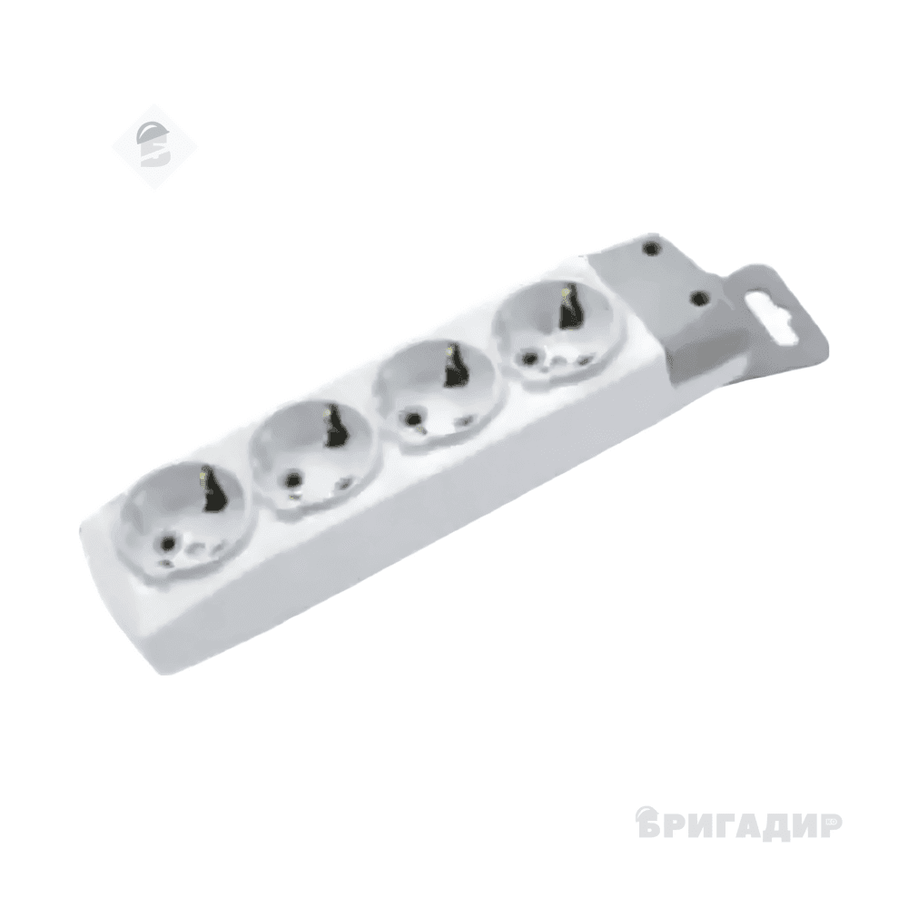 Колодка 4 гнізда з заземленням De-Pa Yildiz