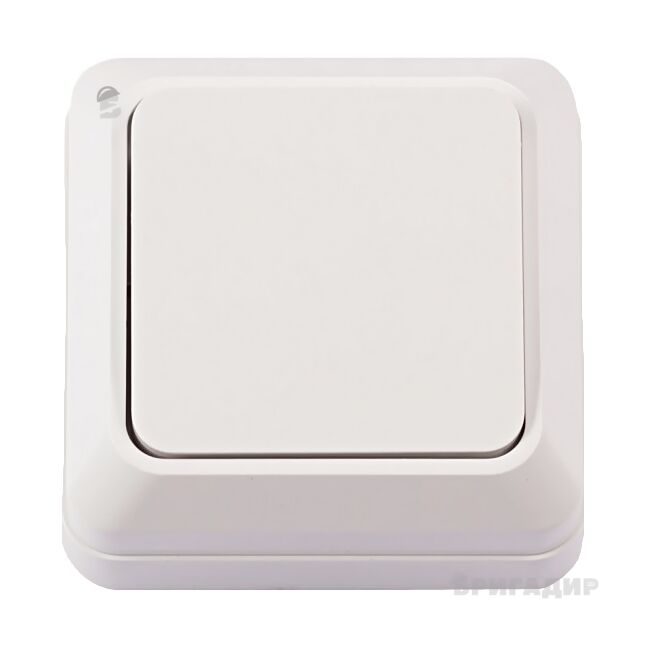 Opera Біла Вимикач 1-кл накладний 2002