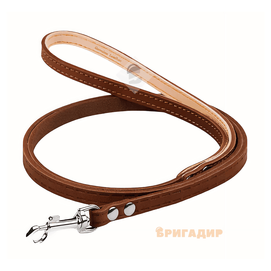 Повідець непрошитий коричневий (12мм*120см) 