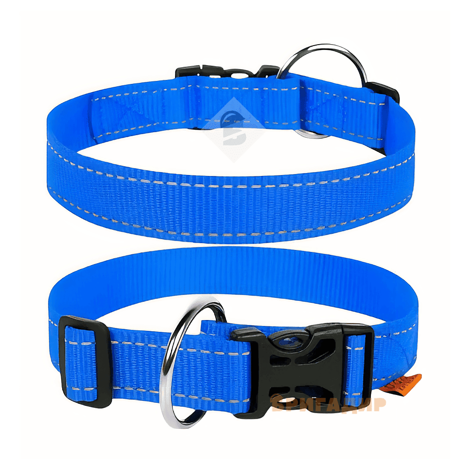 Нашийник регульований нейлоновий синій