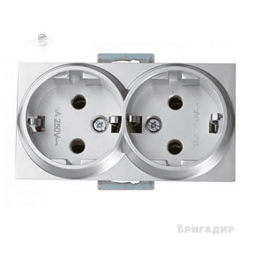 Подвійна розетка Mutlusan RITA
