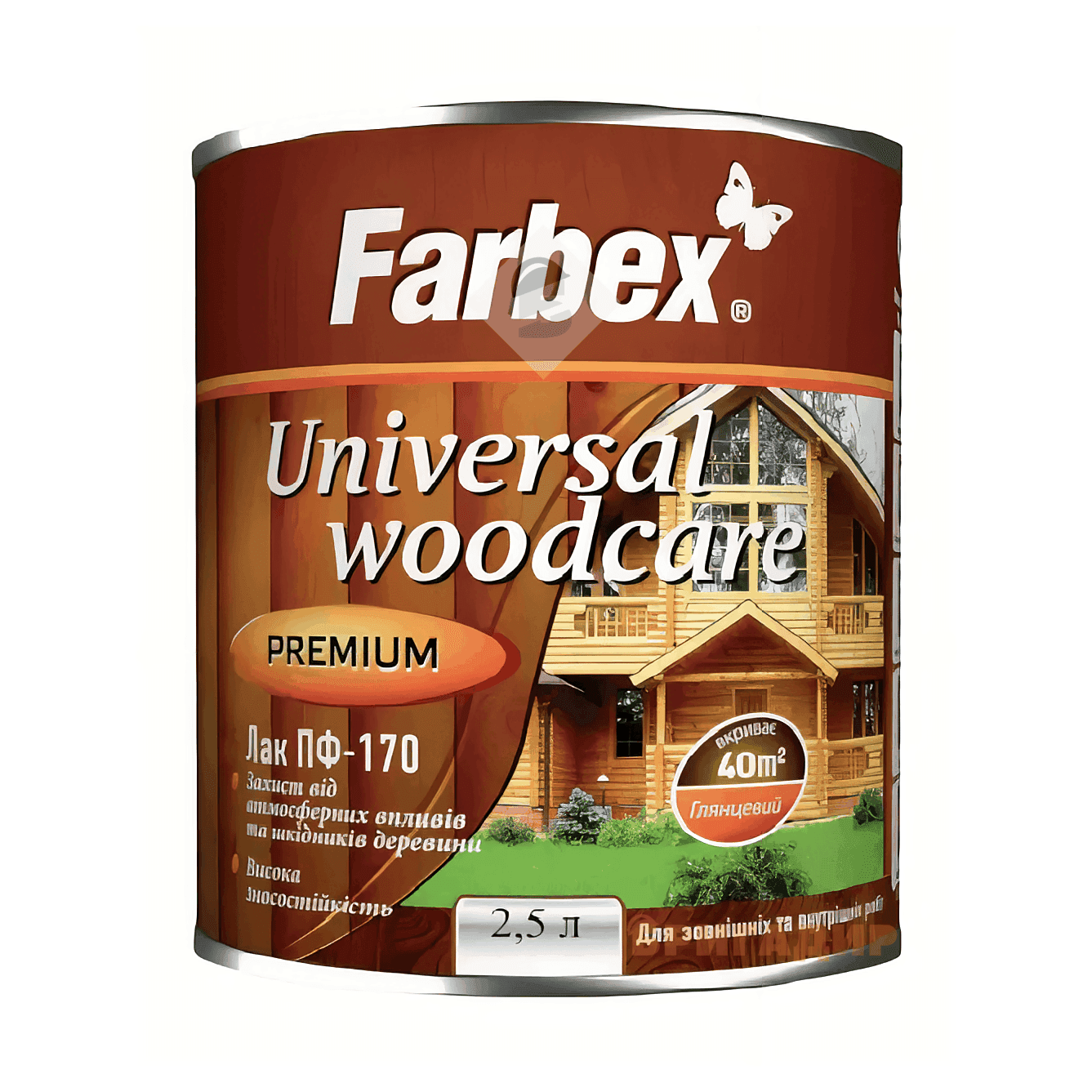 Лак алкідний глянцевий Farbex ПФ-170
