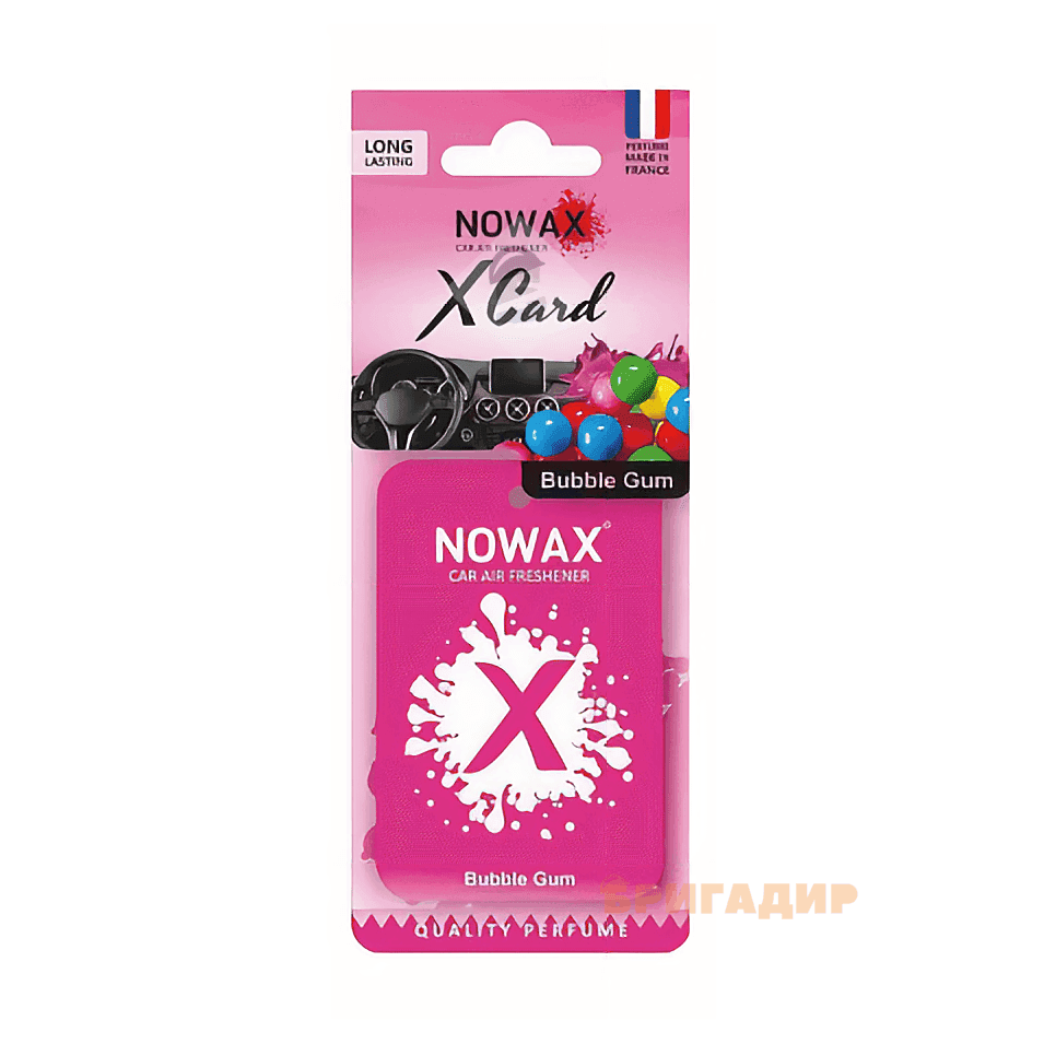 Ароматизатор Nowax Bubble Gum X Card 07540
