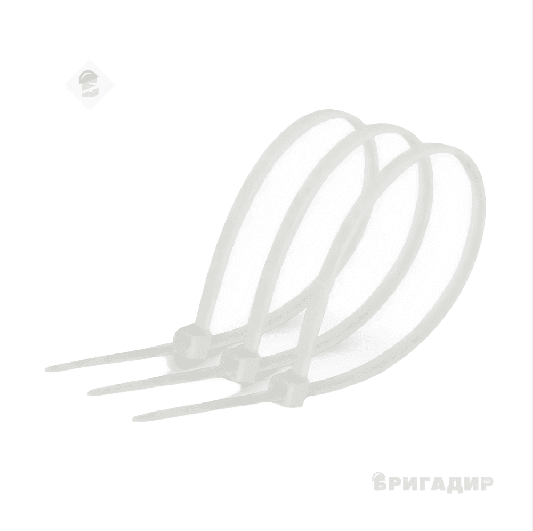 Стяжка кабельна 3.6х200 біла