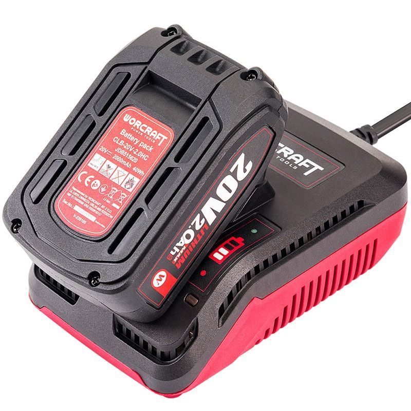 Зарядний пристрій Worcraft CLC-20V-2.4H - Розміри
