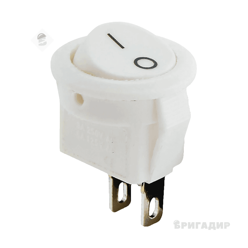 Кнопка кругла біла