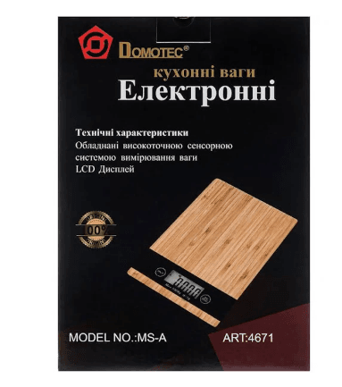 Кухонні ваги Domotec на 5 кг 3273