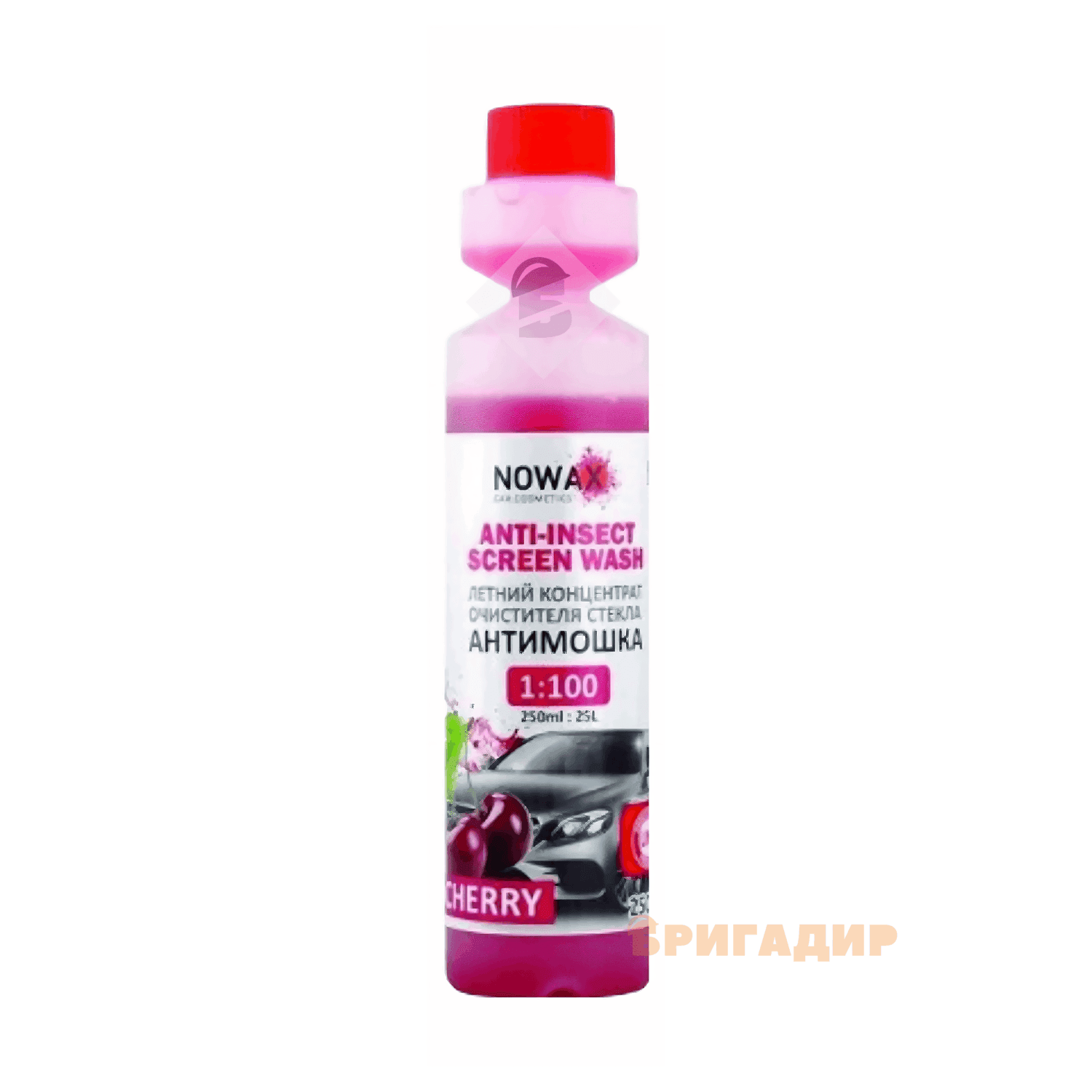 Омивач скла літній концентрат Nowax Anti Insekt Screen Wash Cherry 250ml