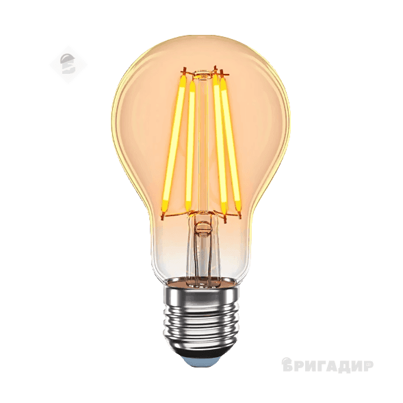 LED лампа VELMAX V-Filament-Amber-A60