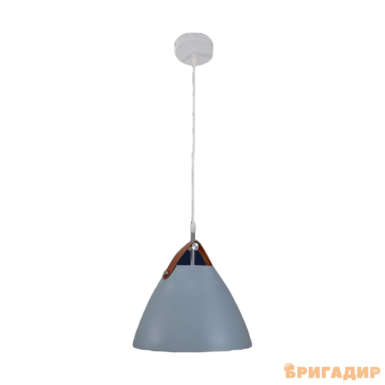 Підвісний світильник конус білий