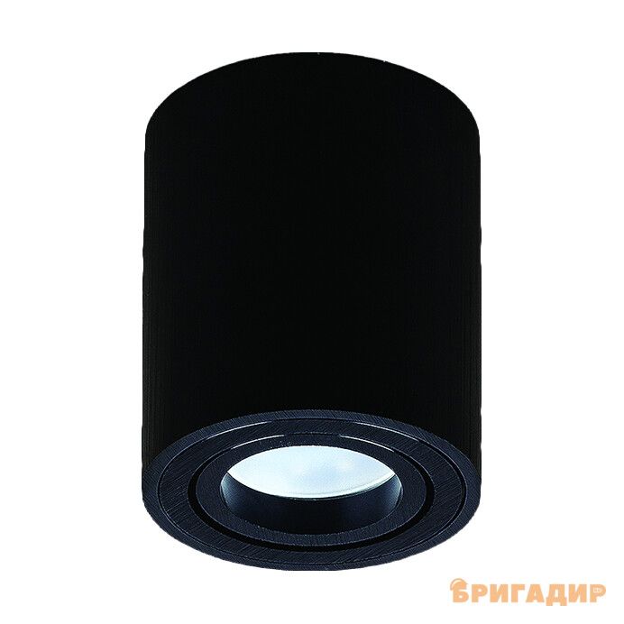 Точковий світильник накладний чорний