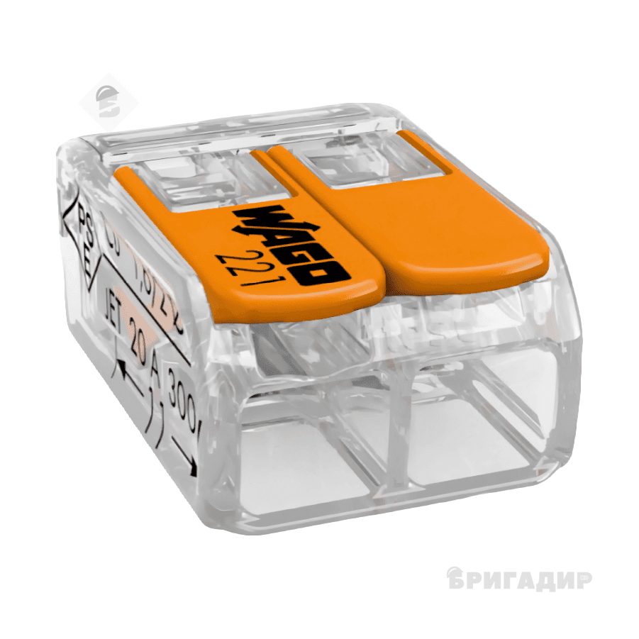 Клемник WAGO прозорий 2й РСТ-412