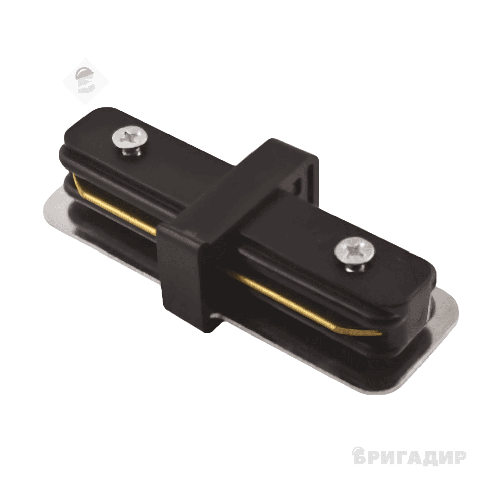 З'єднувач шинопроводу VELMAX V-LC Г-подібний прямий чорний