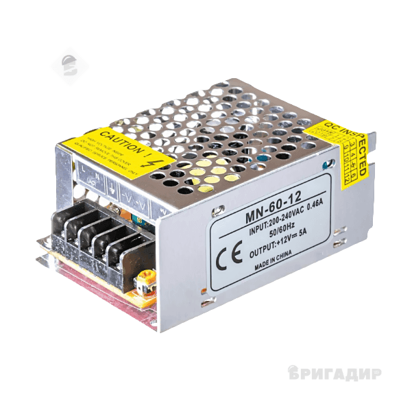 Блок живлення LEBRON 12 В 5А 60W