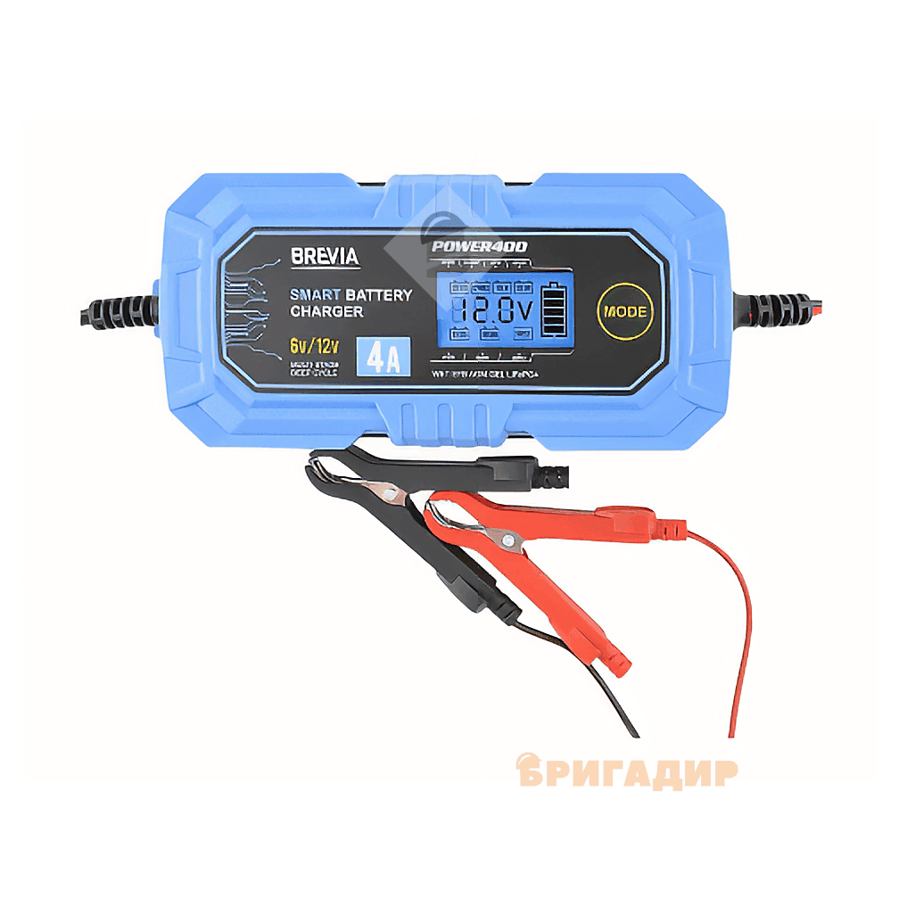 Зарядний пристрій АКБ BREVIA 4А 6V\12V 4-120 Ah 20400EP