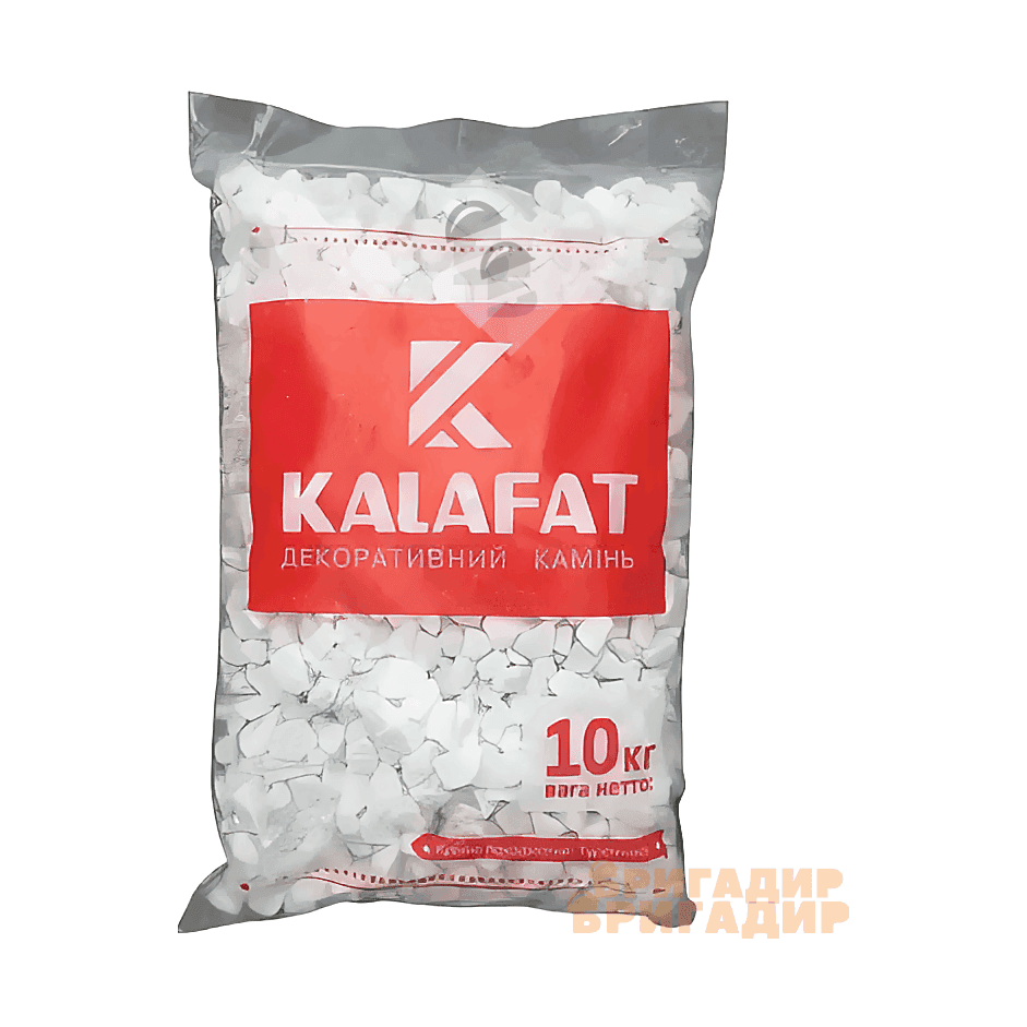 Біла мармурова галька KALAFAT