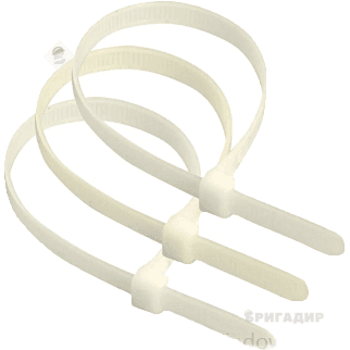 Стяжка кабельна 3.6х250 біла