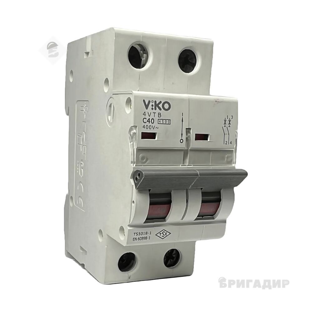 Автоматичний вимикач 2C 40А ViKO