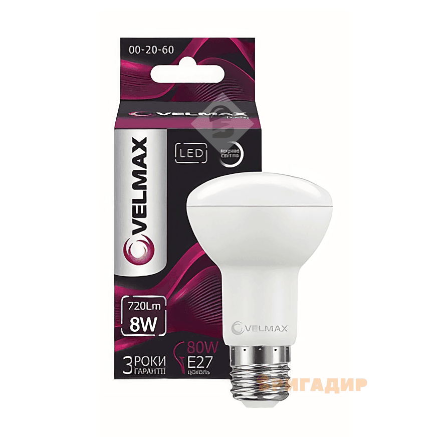 Лампочка LED Р63 Velmax 8Вт